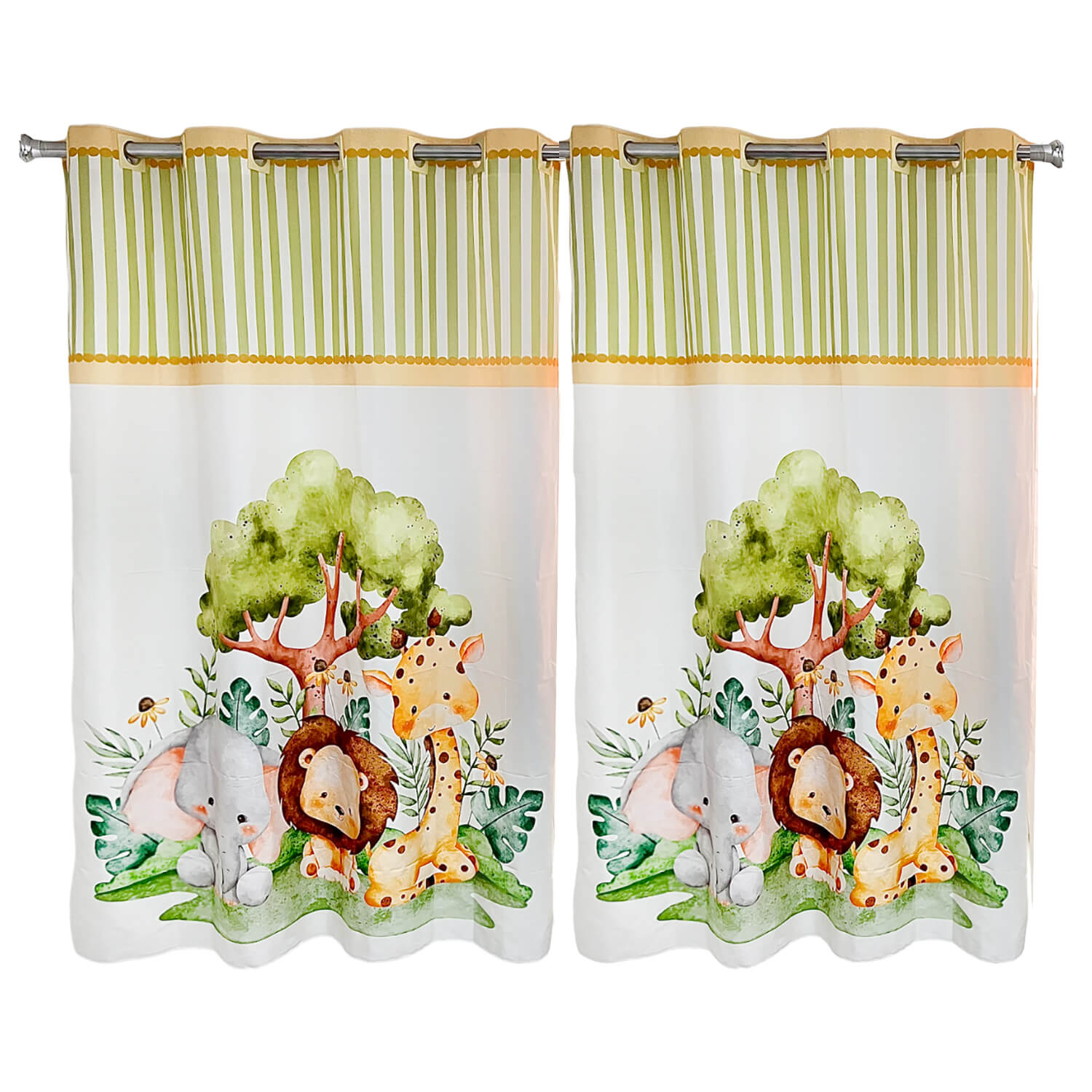 CORTINA PERSONAGEM JANELA LEAOZINHO