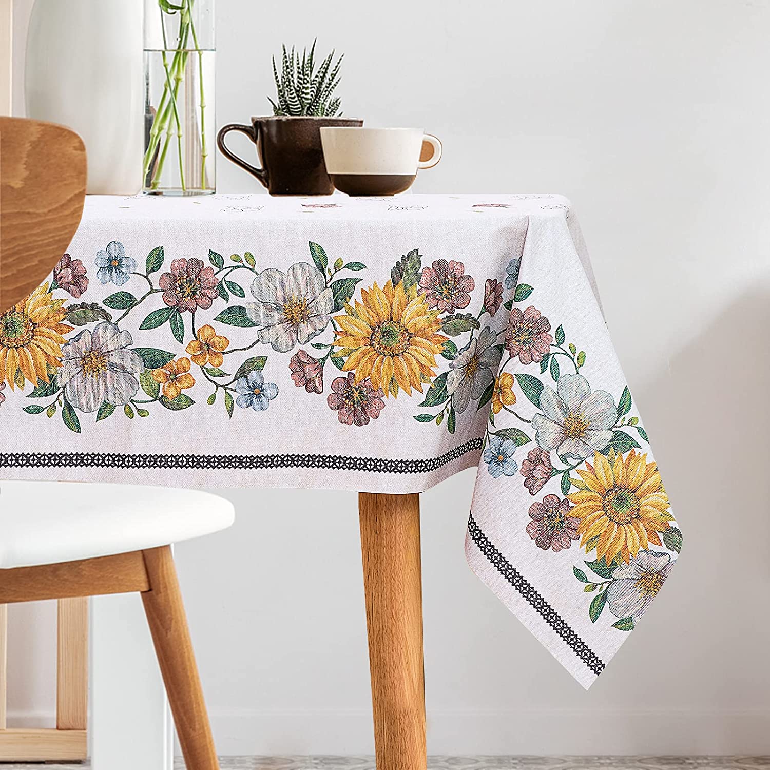 TOALHA DE MESA PVC RENDA 12 CADEIRAS