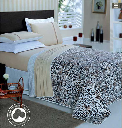 JOGO DE CAMA 350 FIOS BOUTON CASAL