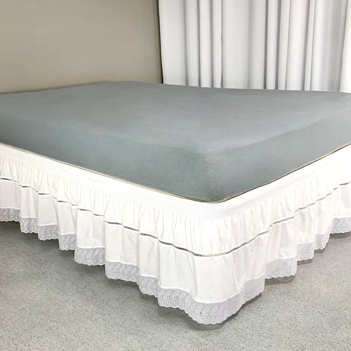 MANTA PARA CAMA MARCTEX  CROCHE SOLTEIRO