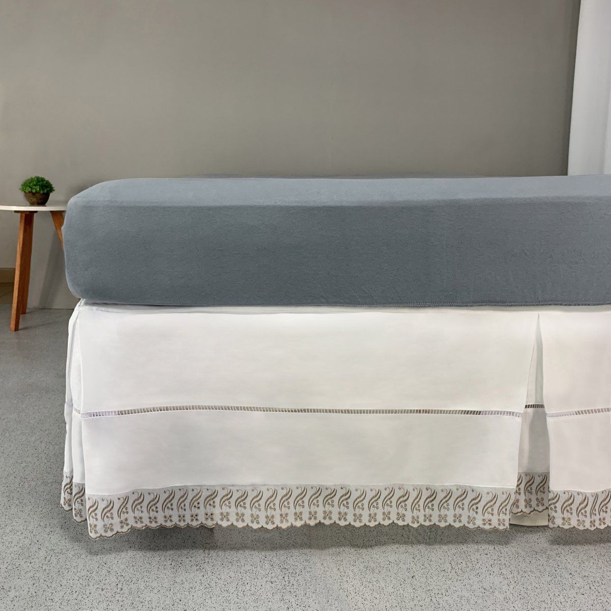 MANTA PARA CAMA MARCTEX  CROCHE SOLTEIRO - foto 4