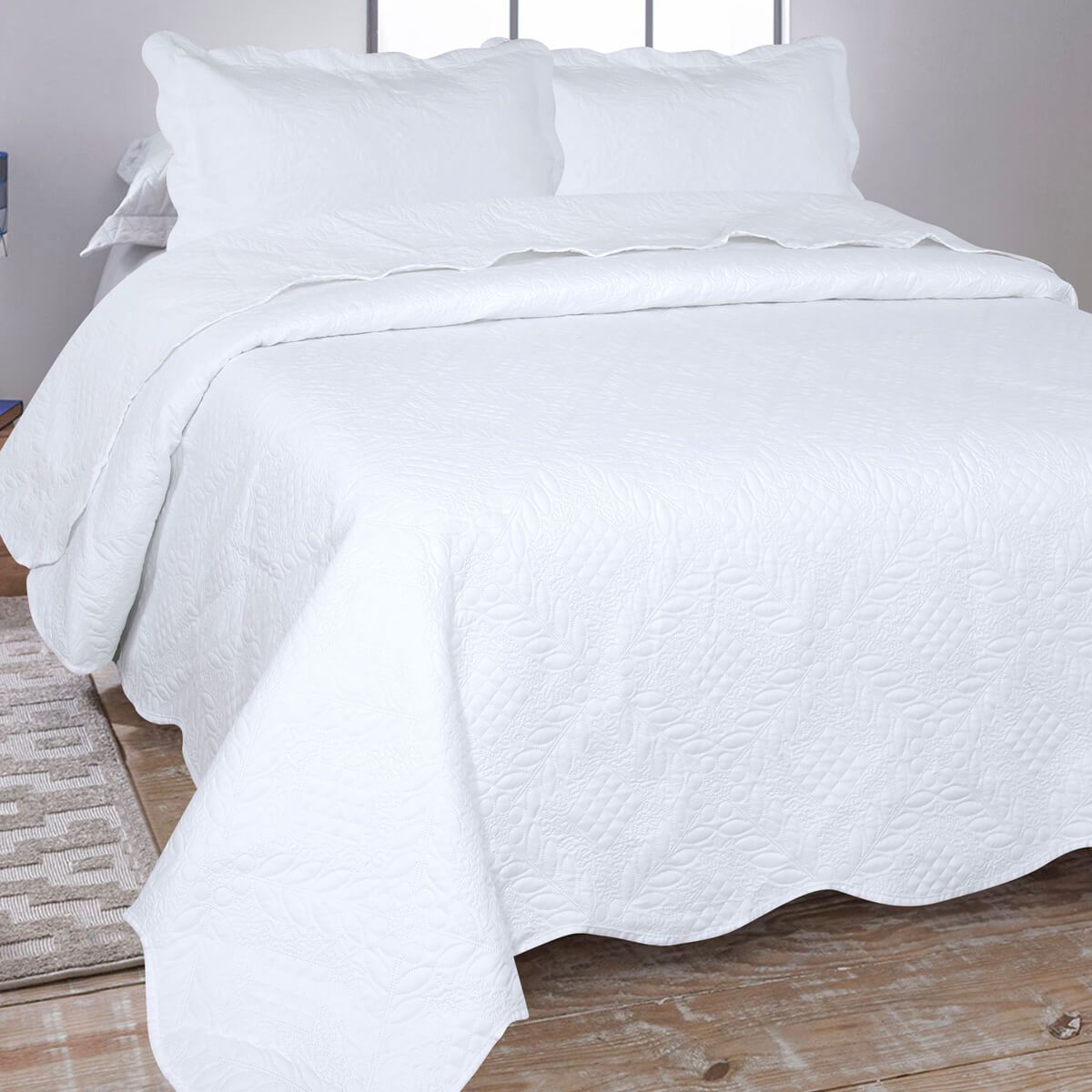 KIT COBRE LEITO BOUTON CRISTAL SUPER KING - foto 2