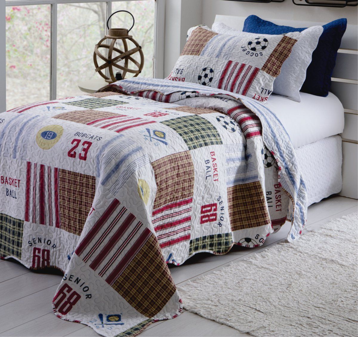 COLCHA PATCHWORK TEXTIL ARTE ROMA SOLTEIRO - foto 6