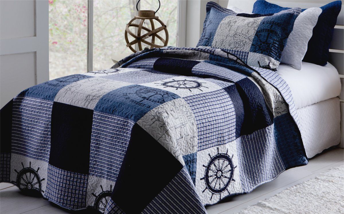 COLCHA PATCHWORK TEXTIL ARTE CRISTAL KING - foto 5