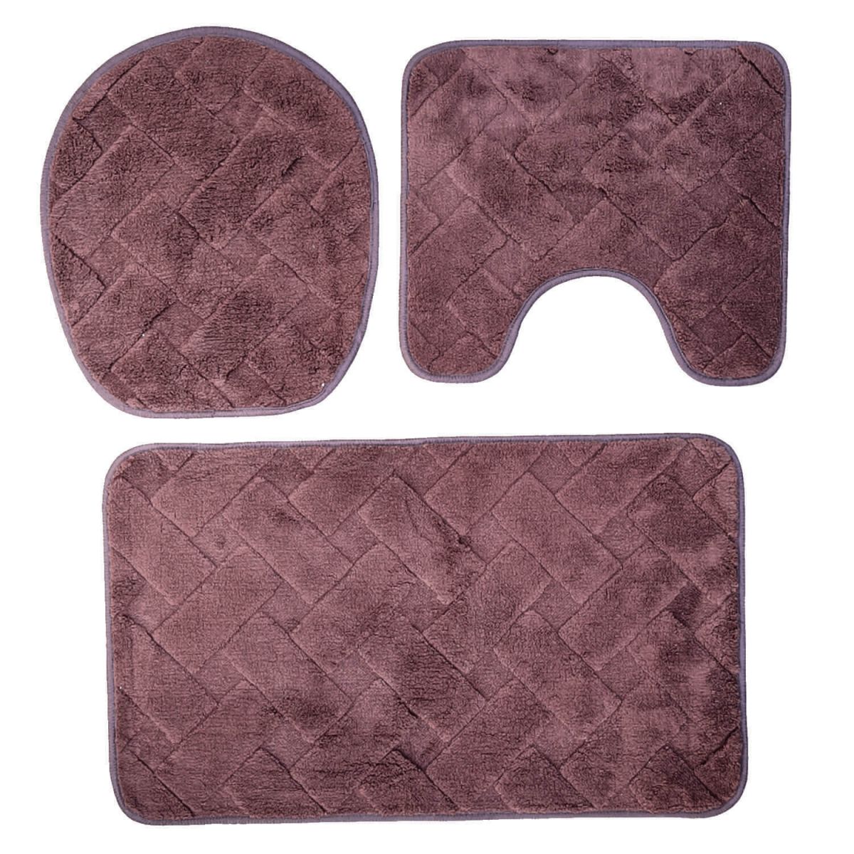 JOGO DE TAPETE BANHEIRO BLEND FENDI 3 PÇS