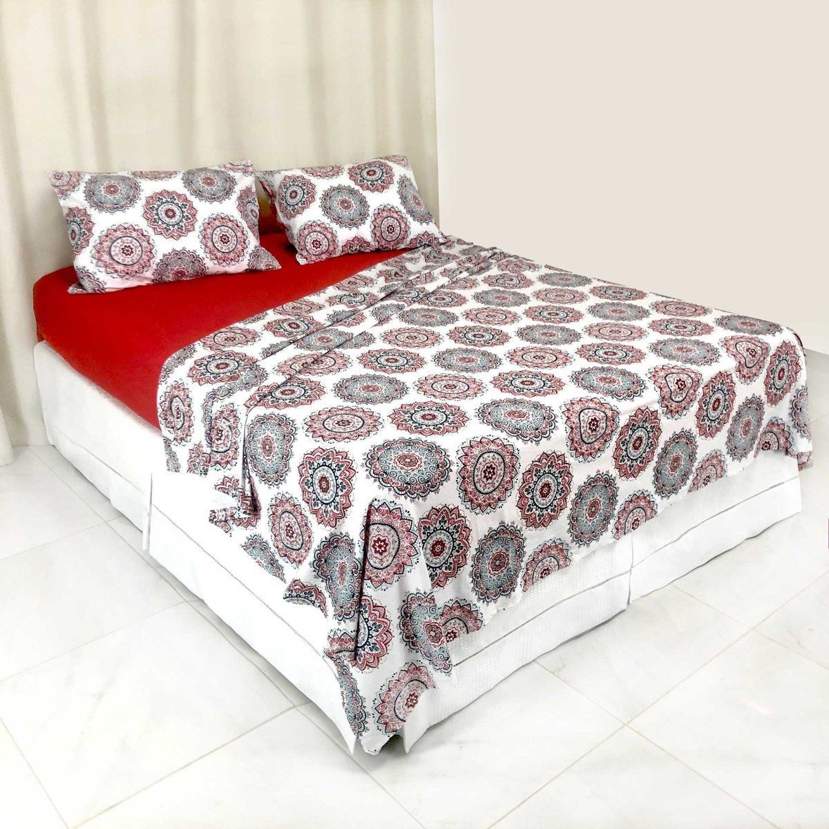 JOGO DE CAMA ANDREZA ELOS 200 FIOS KING - foto 2