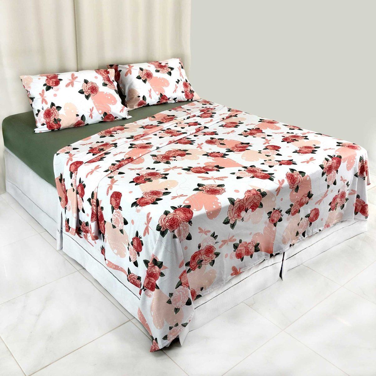 JOGO DE CAMA ANDREZA ALICIA 300 FIOS CASAL - foto 5