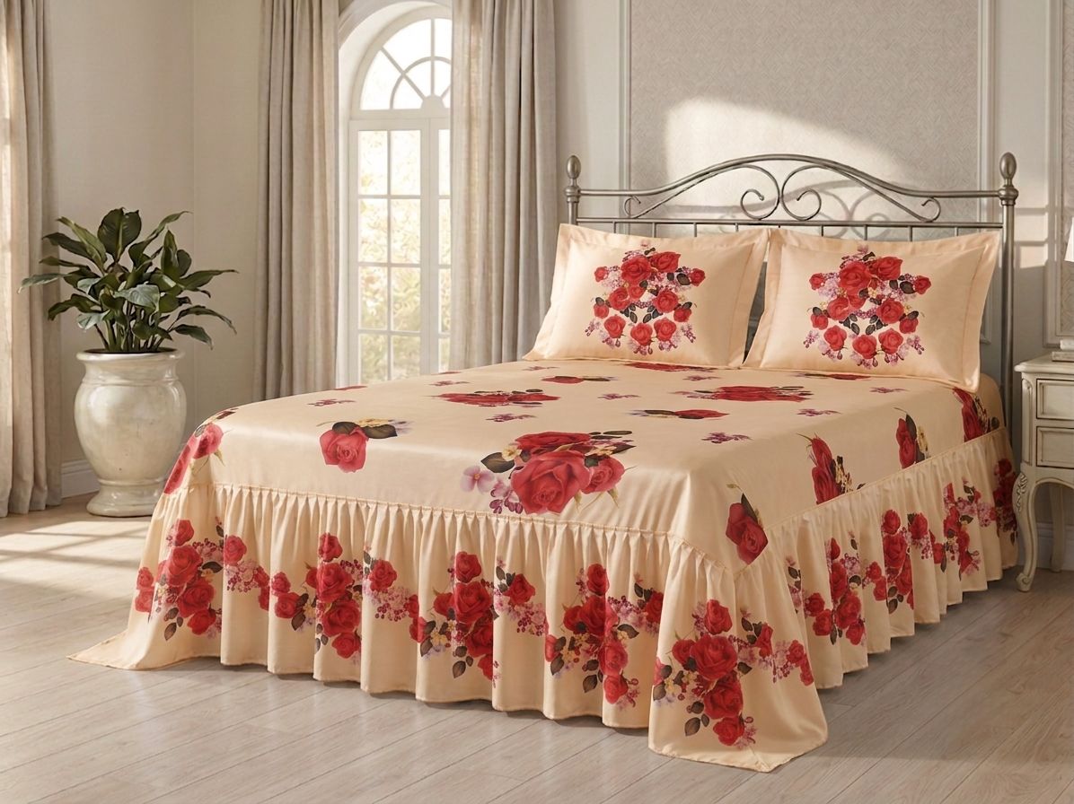 COLCHA FLORA OXFORD KING