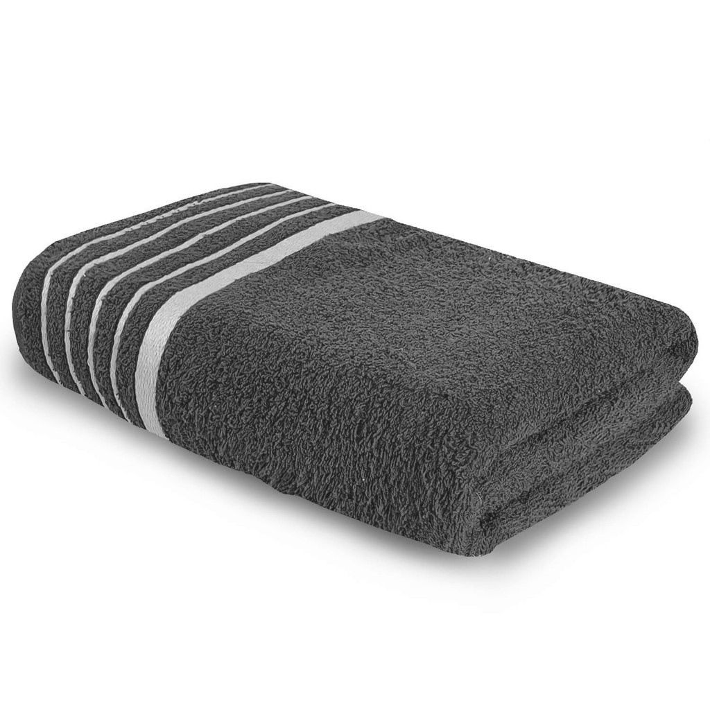 Toalha Banho Capri Felpuda Algodao 400gm2 Cinza