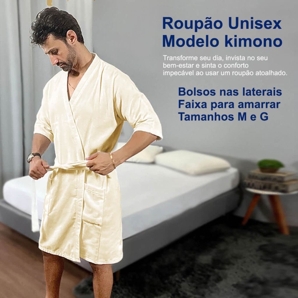 ROUPAO ATOALHADO ADULTO SANTELO - foto 4