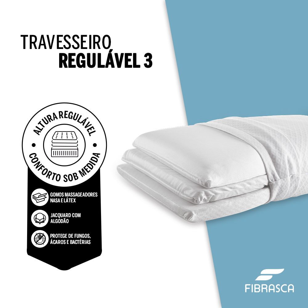 TRAVESSEIRO FIBRASCA REGULAVEL - foto 3