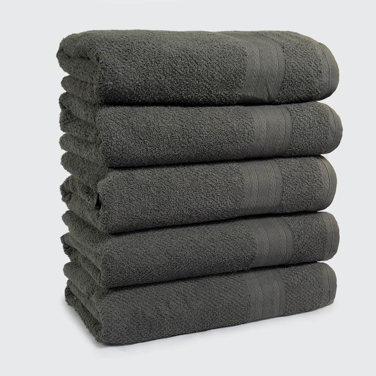 Toalha Banho Gigante Grossa 500g/m² 160x75cm 100% Algodão Cinza