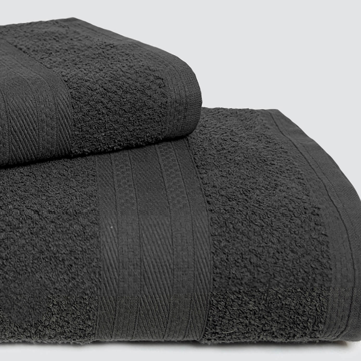 Toalha Banho Gigante Grossa 500g/m² 160x75cm 100% Algodão Cinza - foto 2