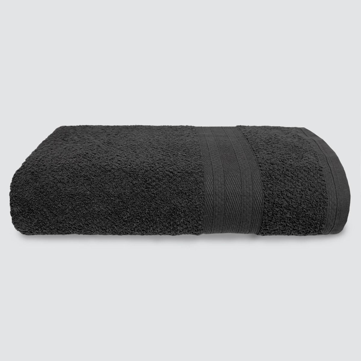 Toalha Banho Gigante Grossa 500g/m² 160x75cm 100% Algodão Cinza - foto 5