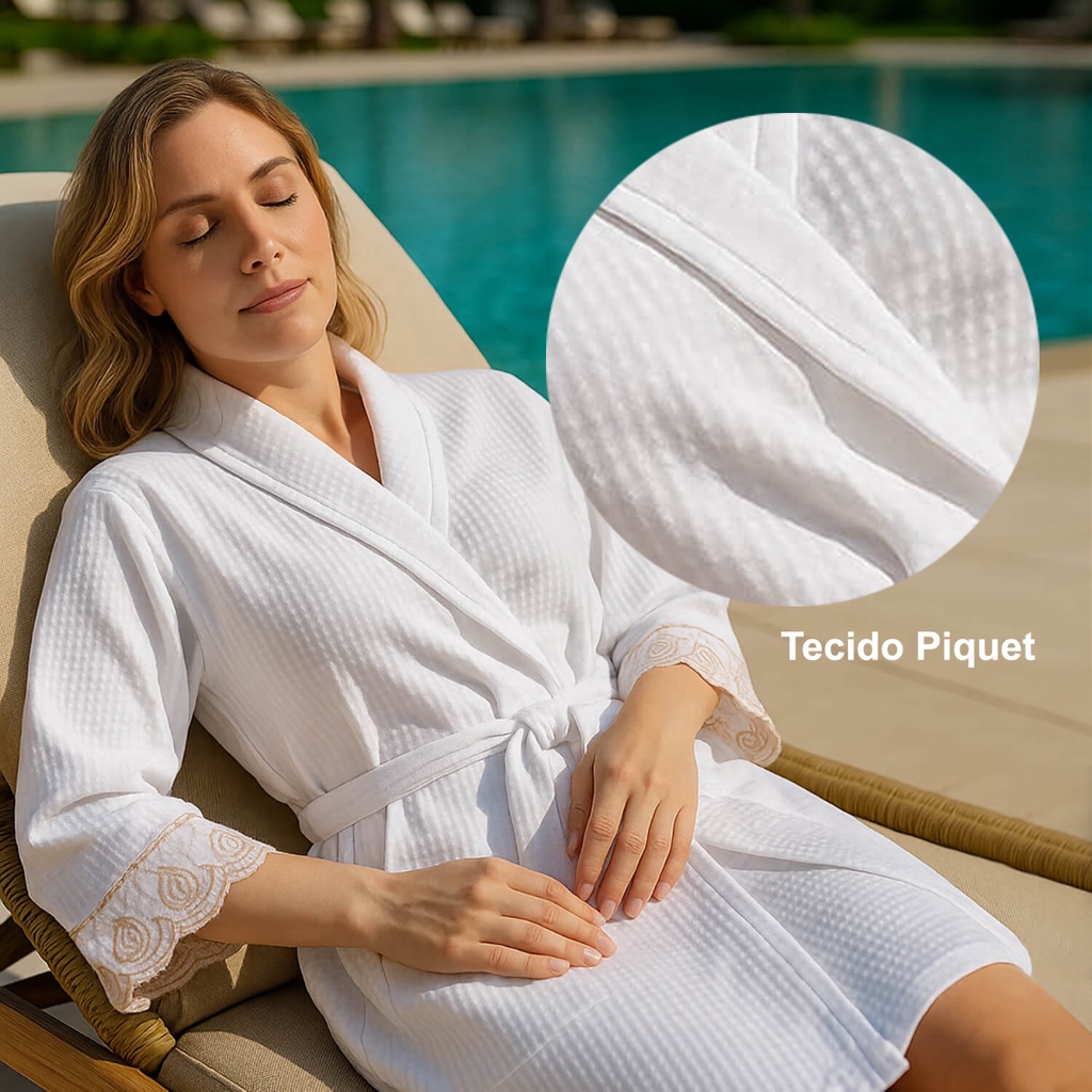 ROUPAO SANTELO PIQUET RENDA