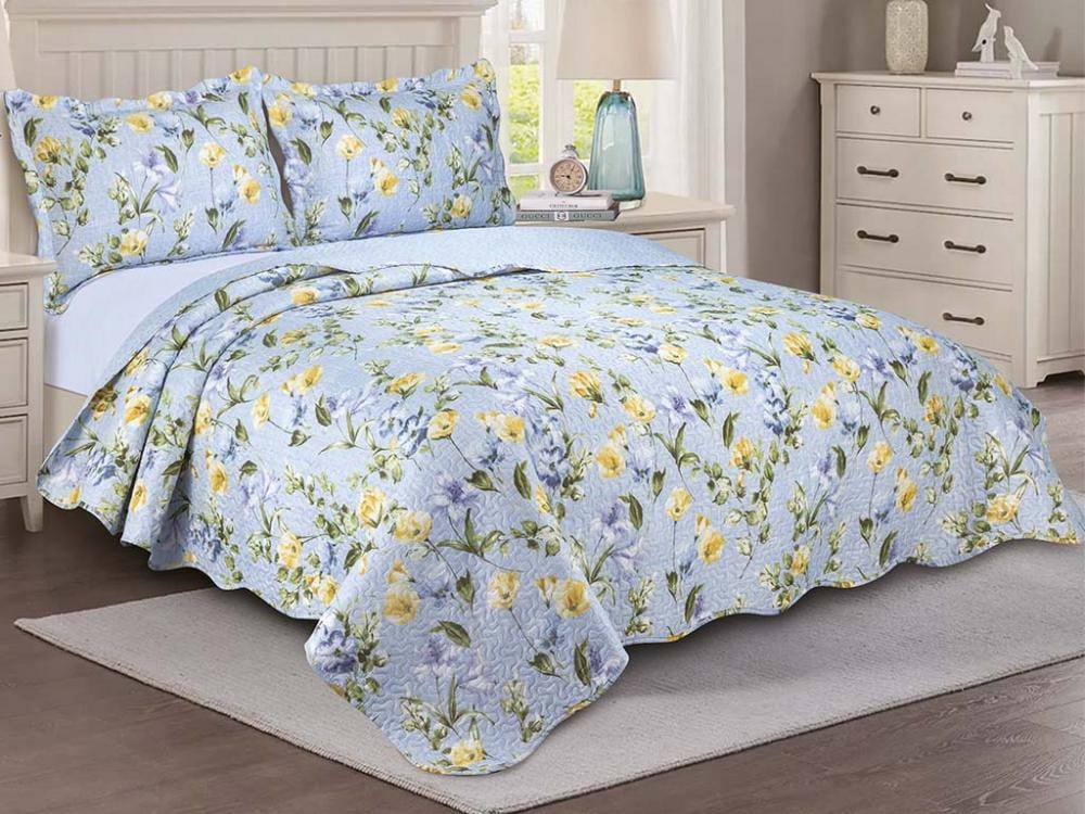 COLCHA PATCHWORK TEXTIL ARTE ROMMA SUPER KING - foto 2