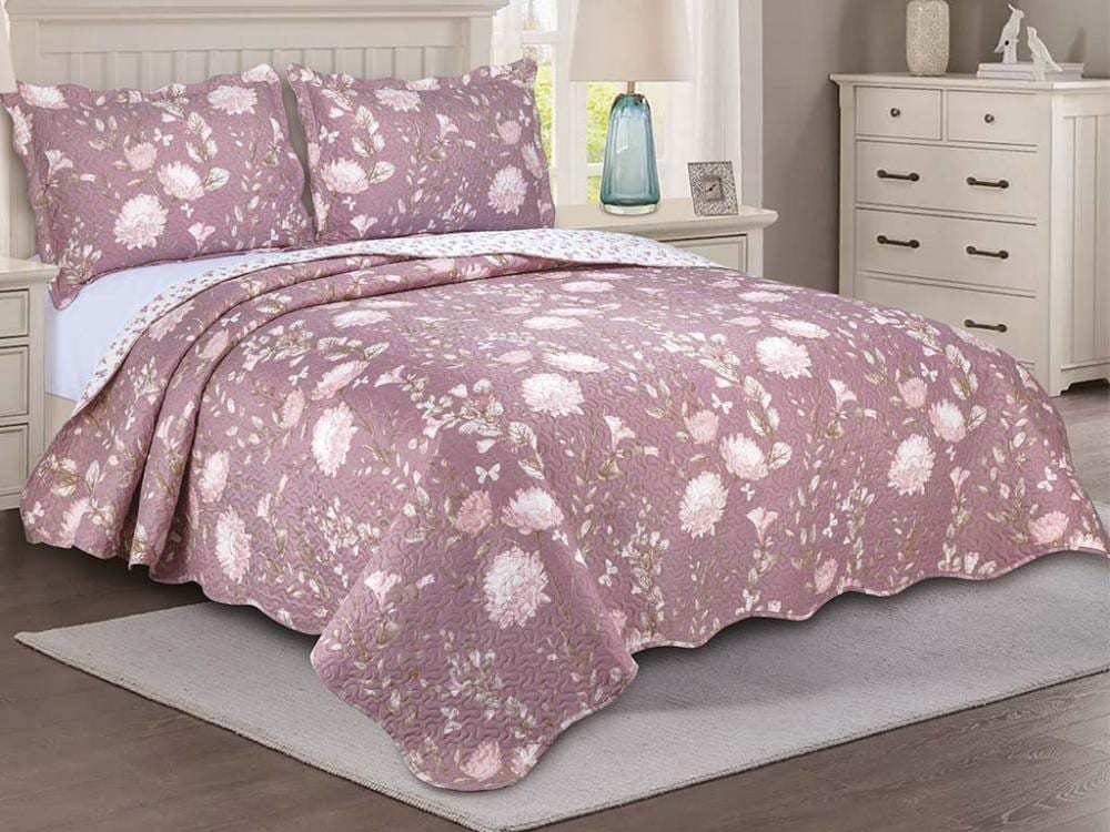 COLCHA PATCHWORK TEXTIL ARTE ROMMA SUPER KING