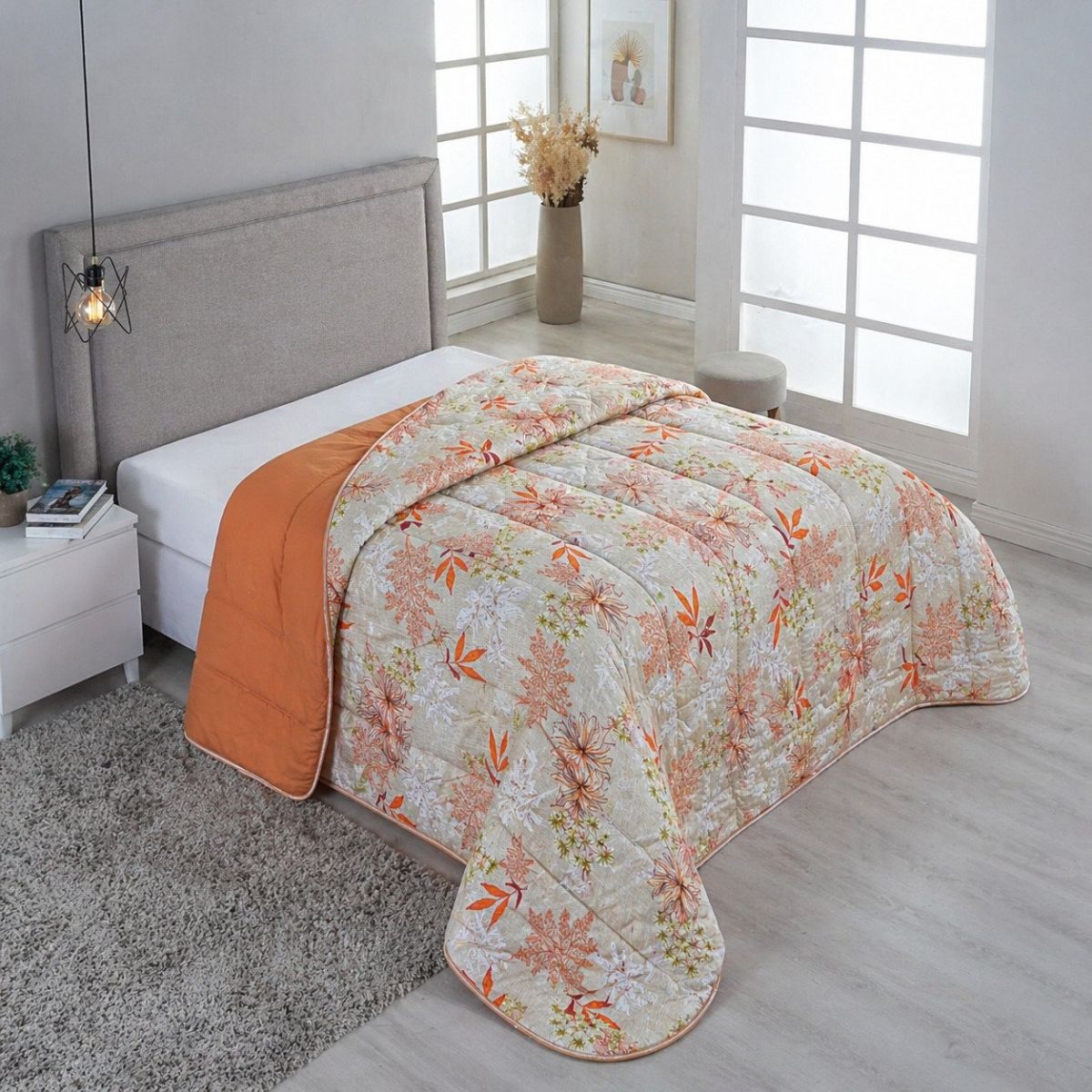 EDREDOM MALHA PREMIUM FIO 24 SANTANA KING