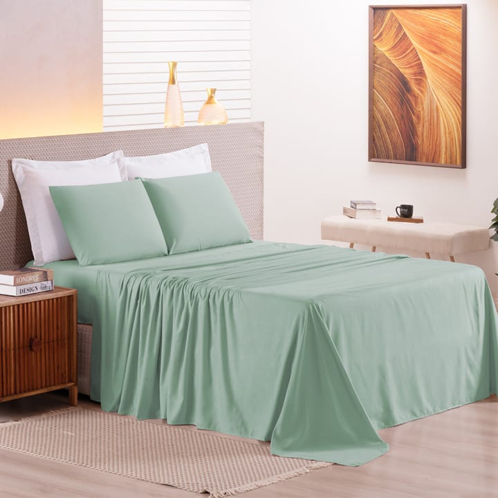 JOGO DE CAMA 350 FIOS BOUTON KING - foto 3