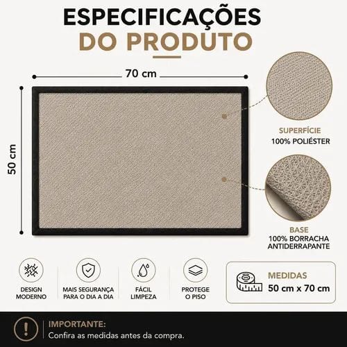 TAPETE COZINHA NIAZITEX TRAME 50 X 70CM - foto 2