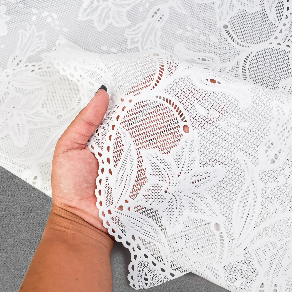 CAMINHO DE MESA PVC RENDA 180 X 50CM - foto 4