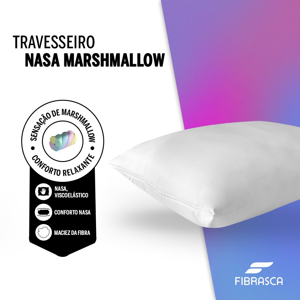 TRAVESSEIRO FIBRASCA NASA MARSHMALLOW - foto 6