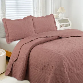 COLCHA PATCHWORK TEXTIL ARTE REQUINTE BORDADA KING - foto 3