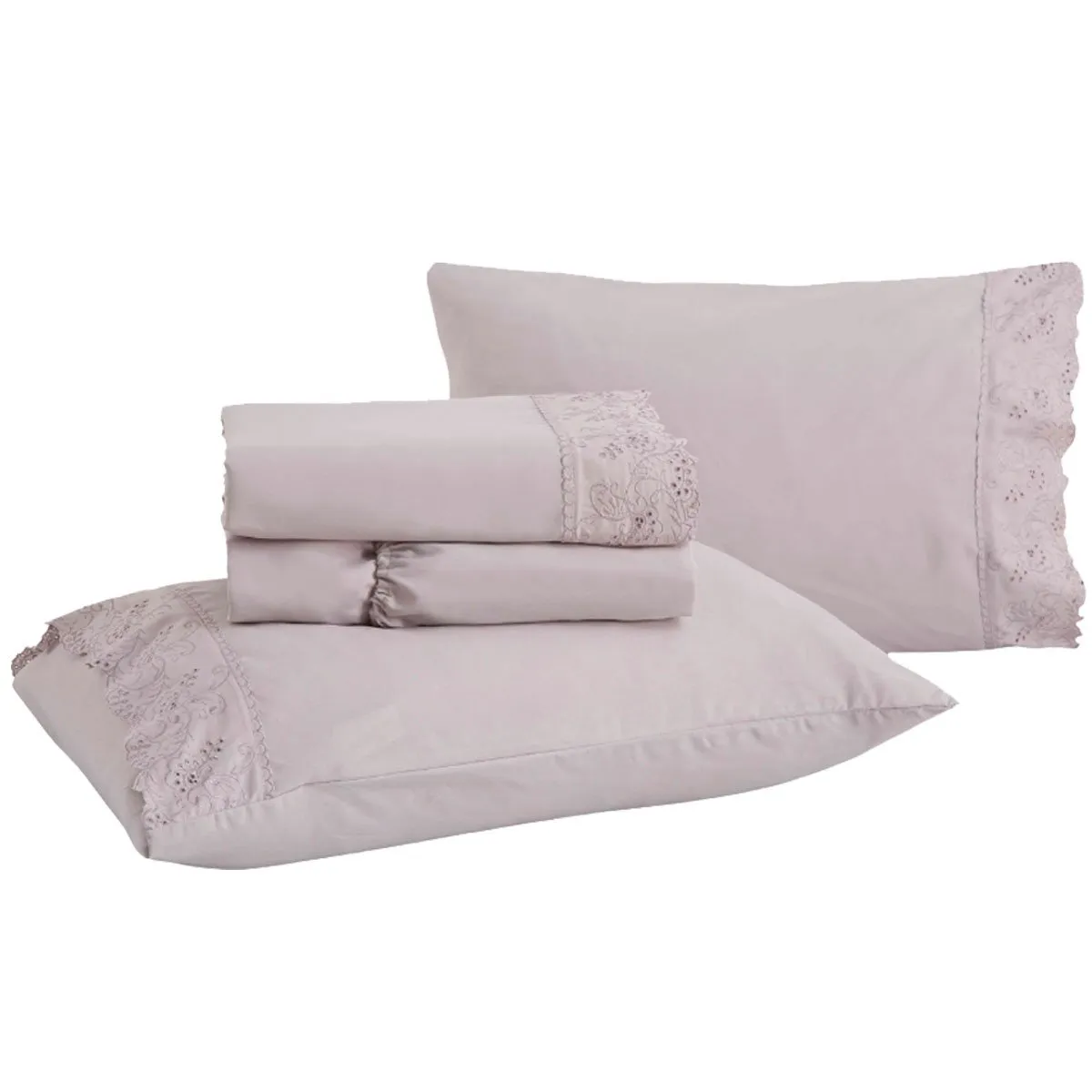 JOGO DE CAMA ROZAC GOLDEN 4 PCS CASAL - foto 5