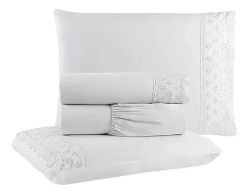 JOGO DE CAMA ROZAC GOLDEN 4 PCS CASAL