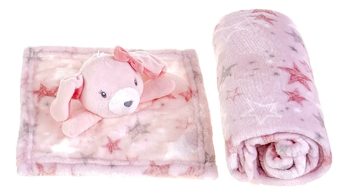 MANTA MICROFIBRA HIPER TEXTIL BABY COM NANINHA - foto 2