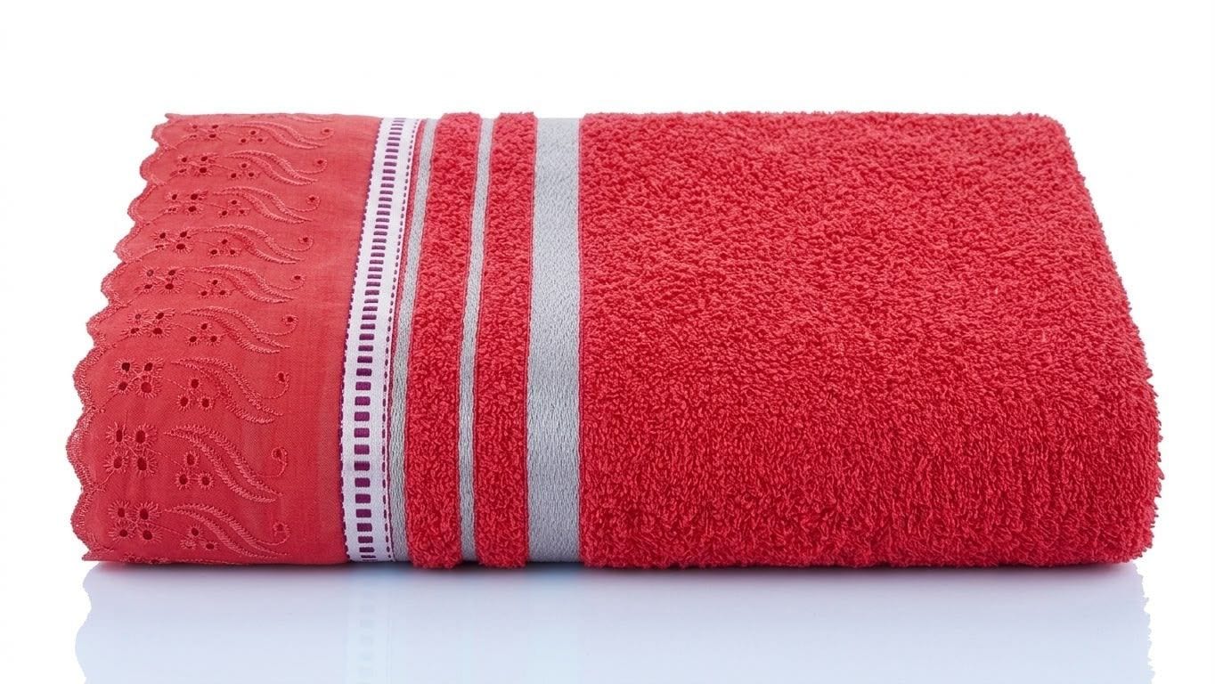 TOALHA DE BANHO SANTELO CAPRI COM RENDA