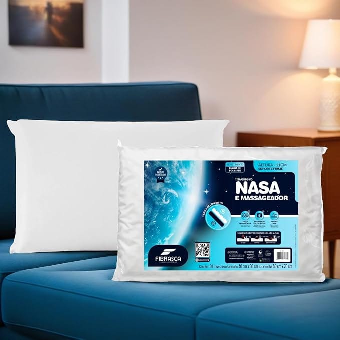 TRAVESSEIRO FIBRASCA NASA E MASSAGEADOR - foto 2
