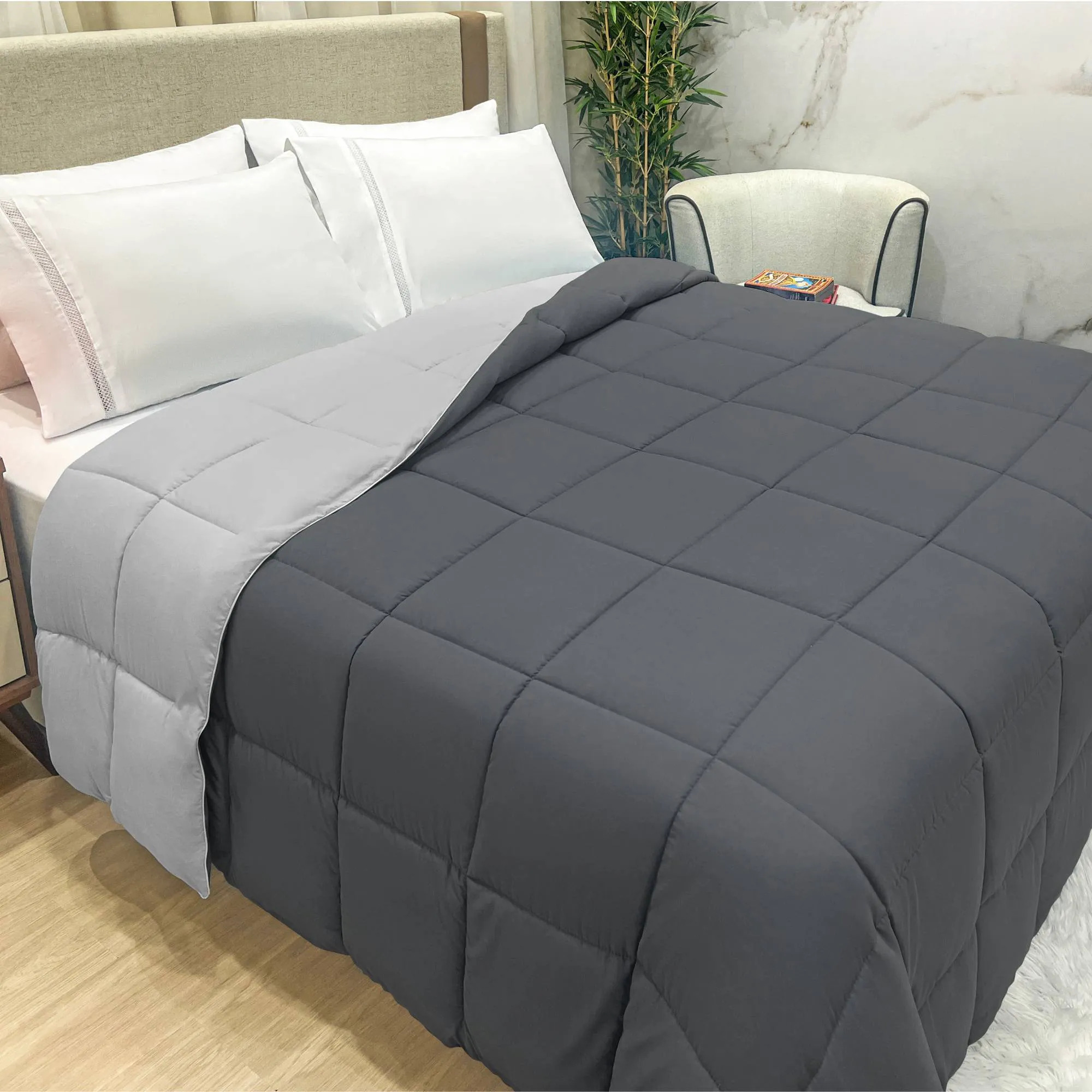 EDREDOM PLUMA TEXTIL ARTE KING - foto 2