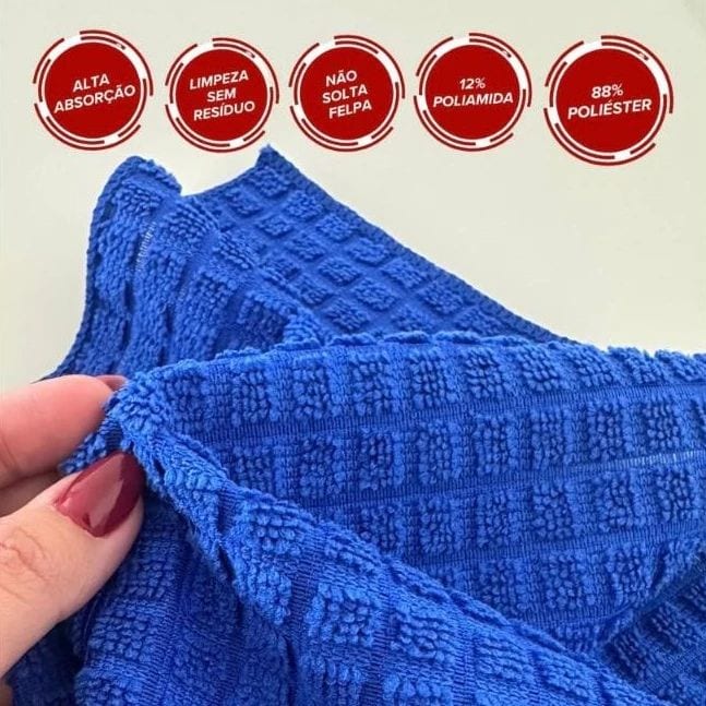PANO DE COPA TEXTIL ARTE 2 PÇS - foto 2