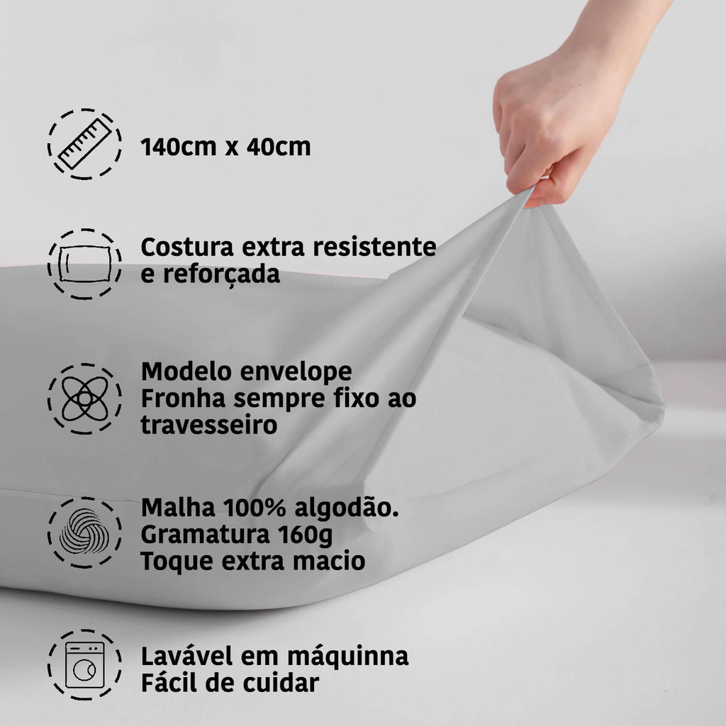 FRONHA TRAVESSEIRO DE CORPO BETAO MALHA - foto 4