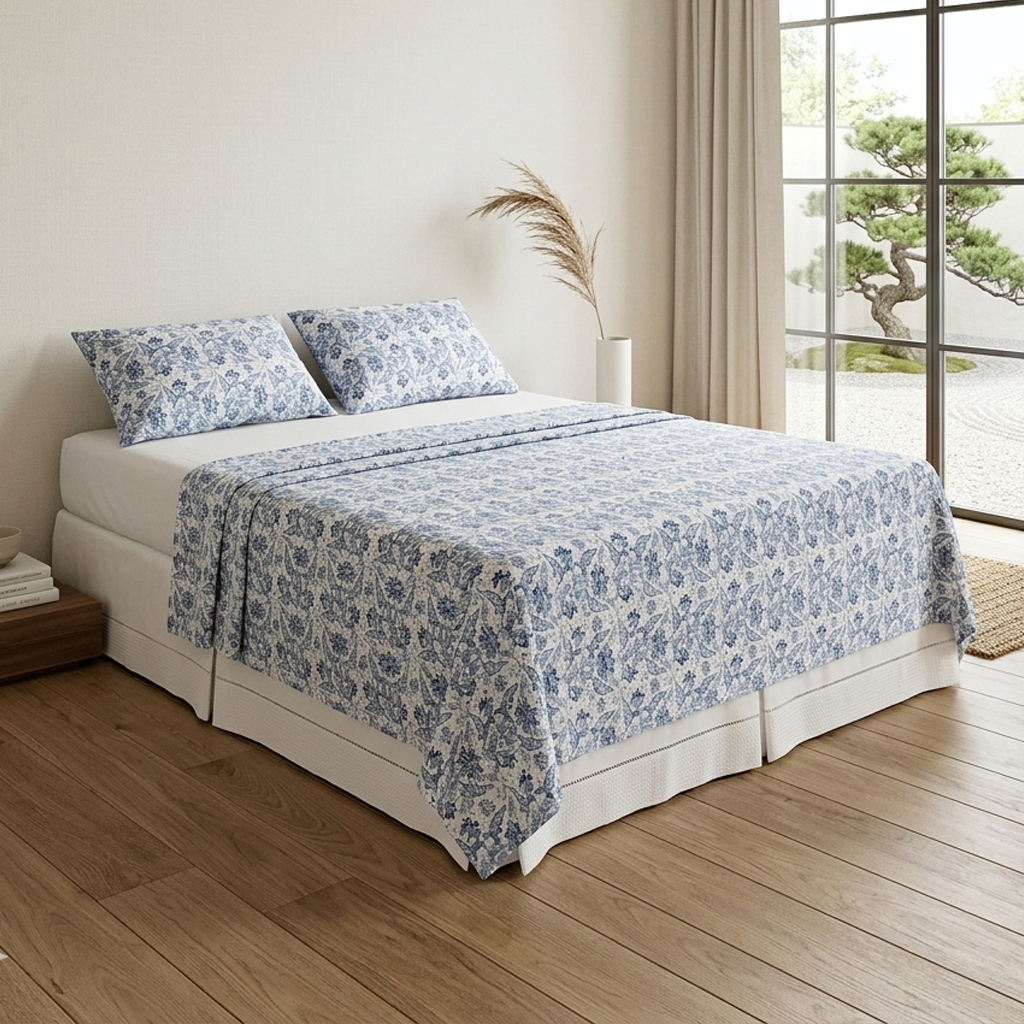 JOGO DE CAMA QUEEN  MALHA FIO 24 4 PÇS - foto 3