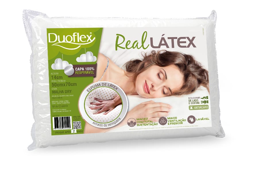 TRAVESSEIRO REAL LATEX DUOFLEX