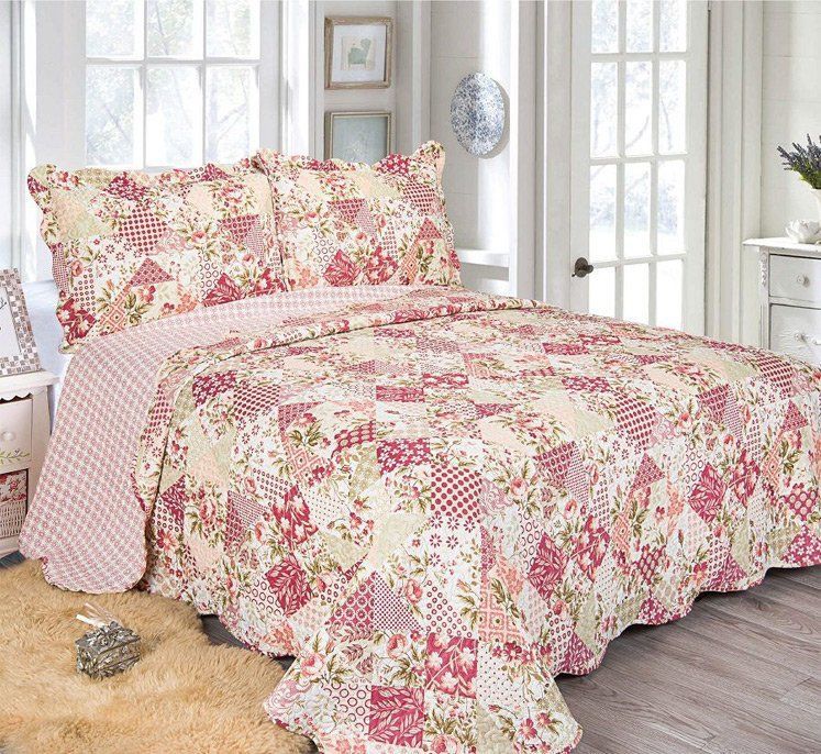 COLCHA PATCHWORK SANTANA CASAL - foto 4