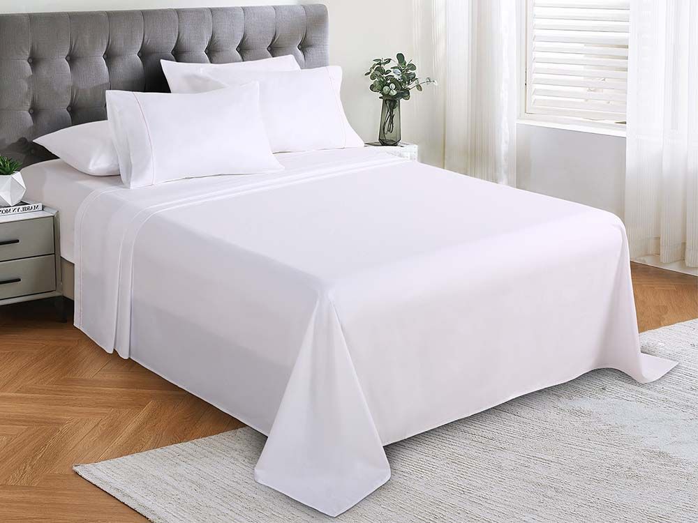 JOGO DE CAMA PARIS 400 FIOS 100% ALG 4 PÇS SUPER KING