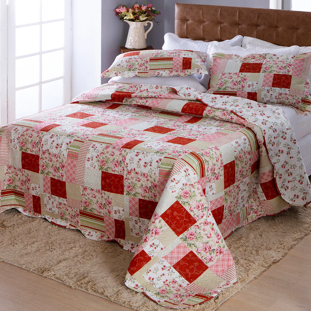 COLCHA PATCHWORK JOLITEX DYURI CASAL - foto 3