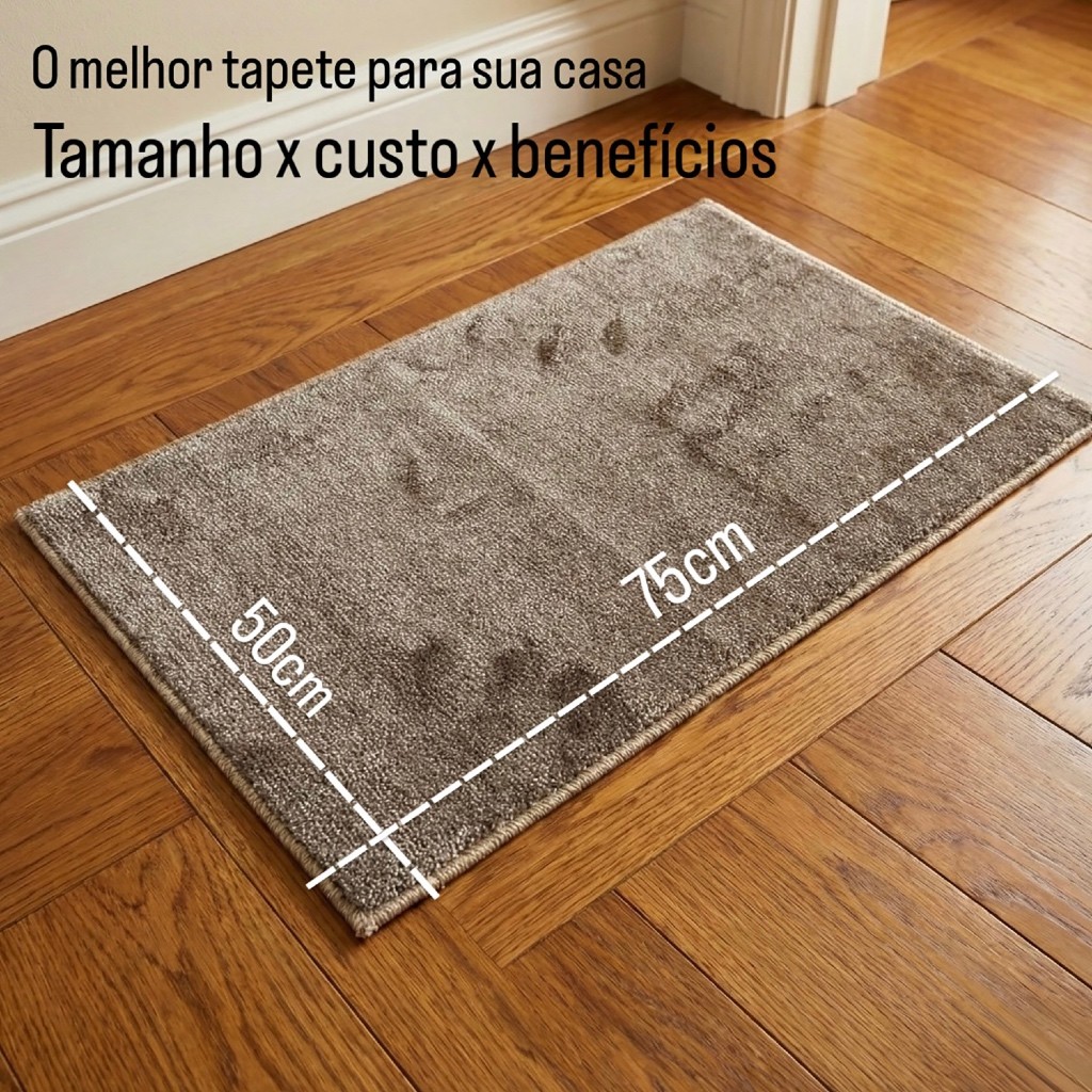 TAPETE PINHEIRO FIO BAIXO 50 X 75CM - foto 3