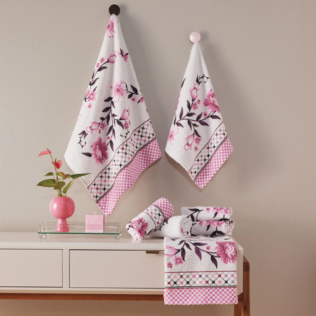 TOALHA DE BANHO LEPPER ESTAMPADA