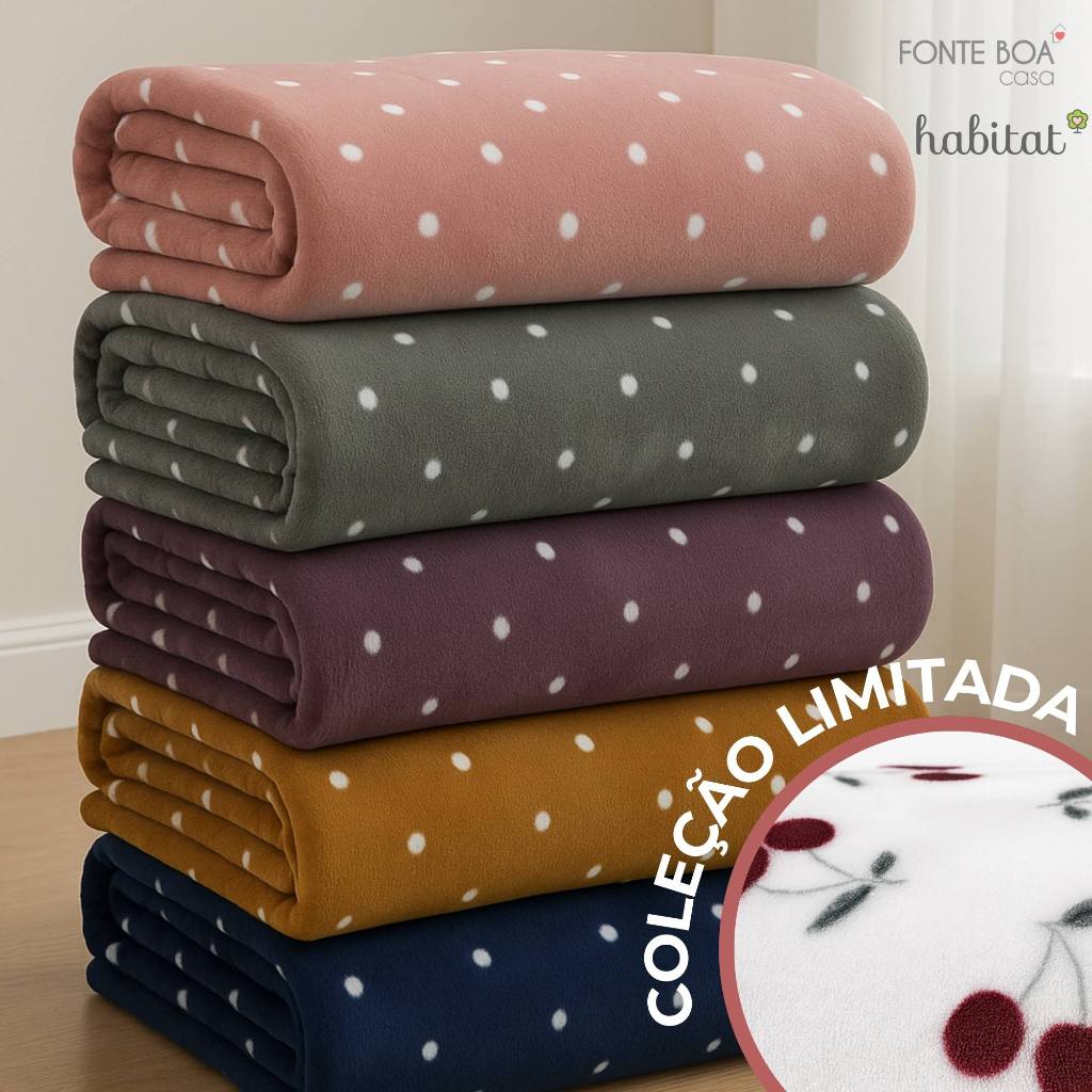 MANTA MICROFIBRA HABITAT POA CASAL