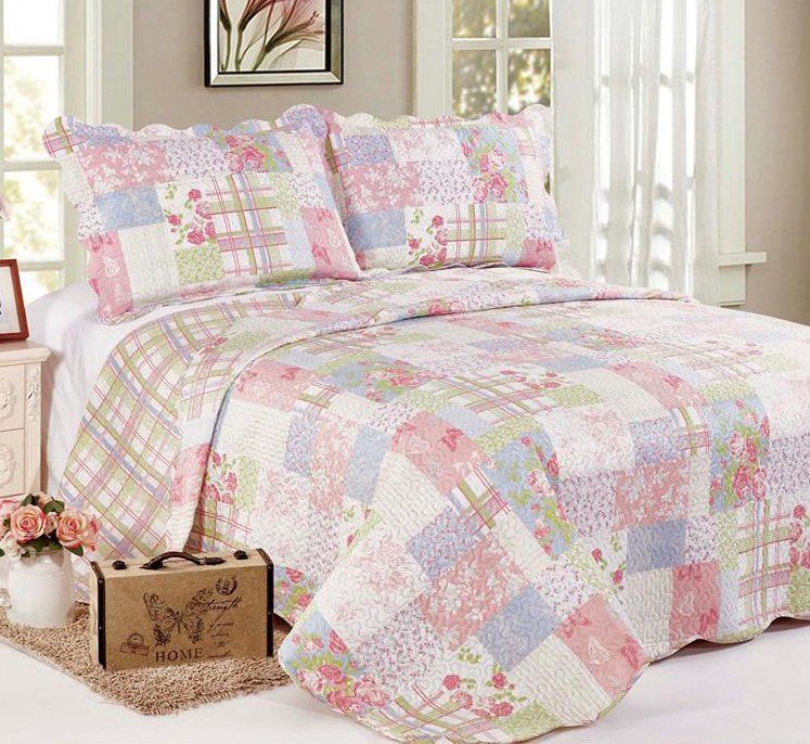 COLCHA PATCHWORK SANTANA QUEEN - foto 2