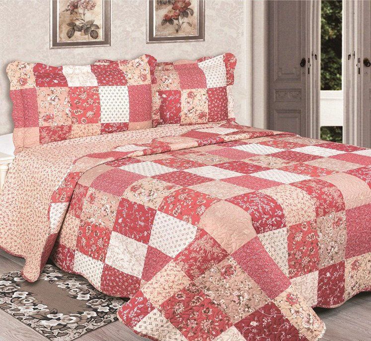 COLCHA PATCHWORK SANTANA QUEEN - foto 3