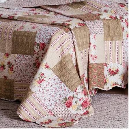COLCHA PATCHWORK DYURI CASAL MILAO - foto 3