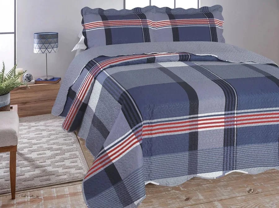 COLCHA PATCHWORK DYURI CASAL PORTO