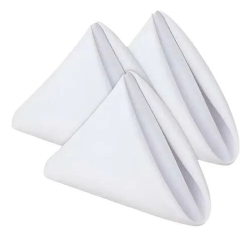 KIT GUARDANAPO OXFORD 40CM X 40CM 4 PÇS OFF WHITE - foto 2