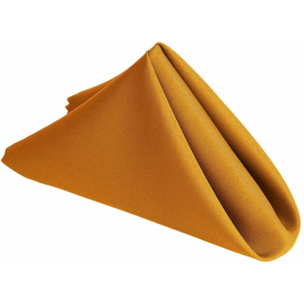 KIT GUARDANAPO OXFORD 40CM X 40CM 4 PÇS DOURADO - foto 2