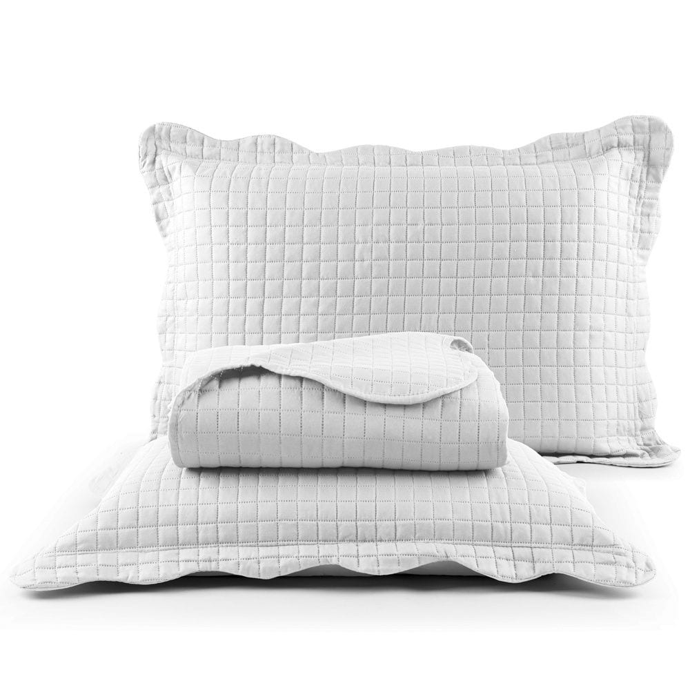 COBRE LEITO PINHEIRO 150 FIOS KING BRANCO - foto 2